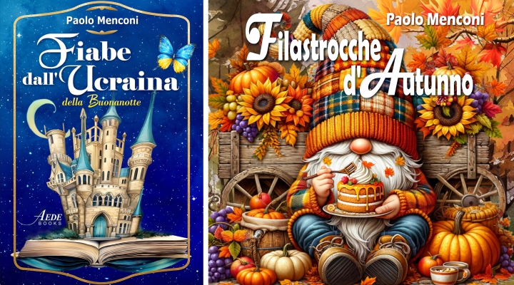 Fiabe dall’Ucraina e Filastrocche d’Autunno: 2 nuovi libri per bambini di Paolo Menconi