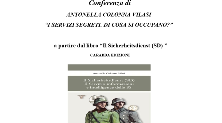 Conferenza di Antonella Colonna Vilasi a Roma sull'intelligence 