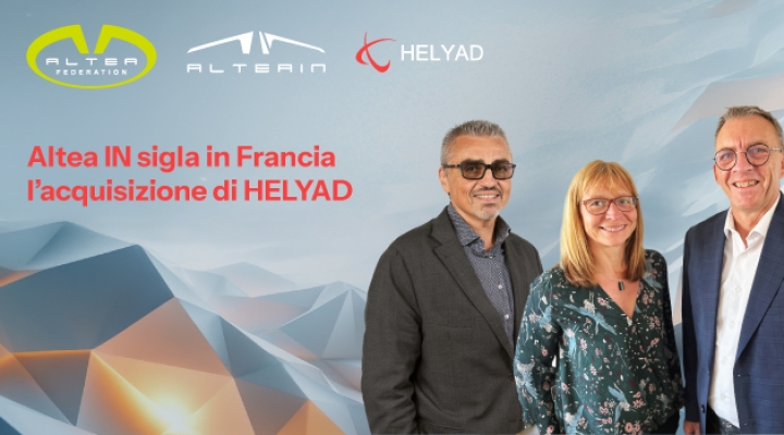 Altea IN sigla in Francia l’acquisizione di HELYAD