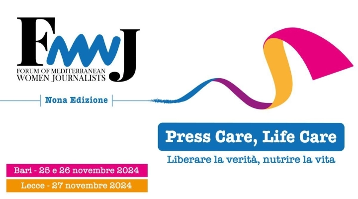 9° Forum of Mediterranean Women Journalists a Bari il 25-26 novembre e a Lecce il 27