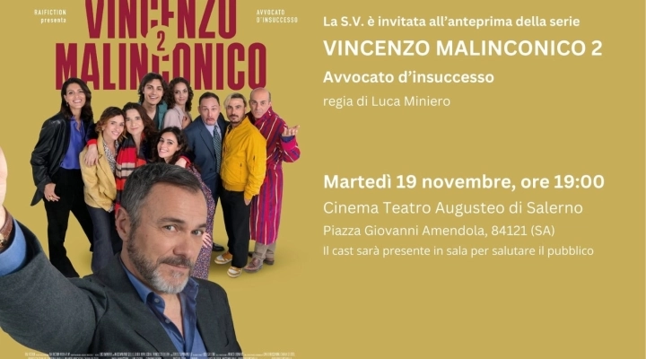 ANTEPRIMA AL TEATRO AUGUSTEO DI SALERNO PER LA FICTION 