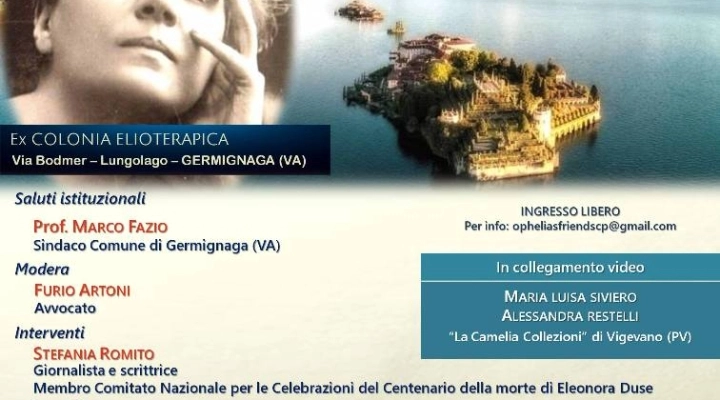 Duse Centenario, un evento sul Lago Maggiore in omaggio all'arte e alla memoria di Eleonora Duse