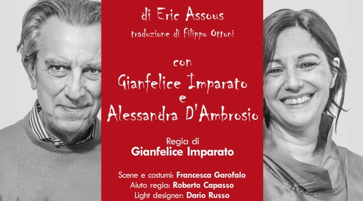 Al Teatro Golden  Gianfelice Imparato e Alessandra D’Ambrosio in 