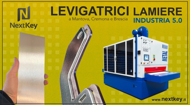 Macchine per satinatura della lamiera con Industria 5.0