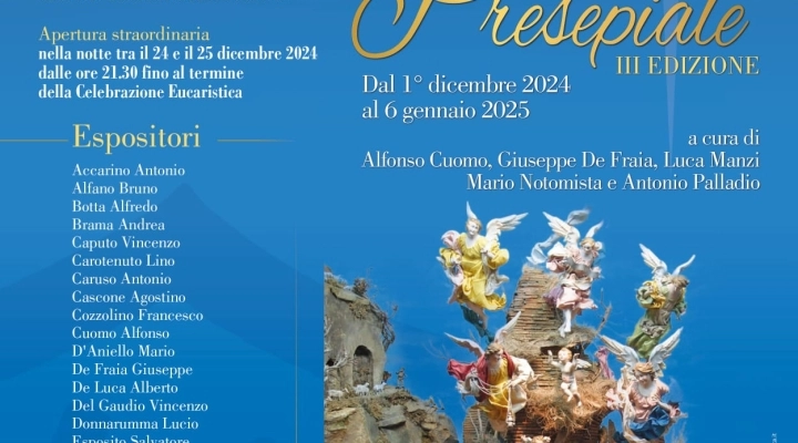 Gragnano dà il via al Natale con la III edizione della Mostra d’Arte Presepiale