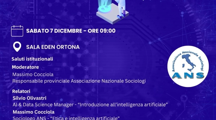 Conferenza sull'Intelligenza Artificiale ad Ortona