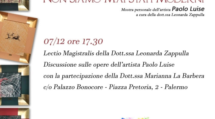 Allo spazio “Experience” di Palermo la mostra “Non siamo mai stati moderni” di Paolo Luise