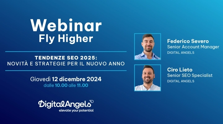 Webinar - Tendenze SEO 2025:  Novità e Strategie per il nuovo anno