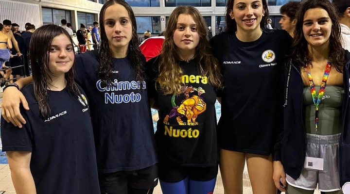 Doppia medaglia per la Chimera Nuoto al Campionato Regionale Assoluto