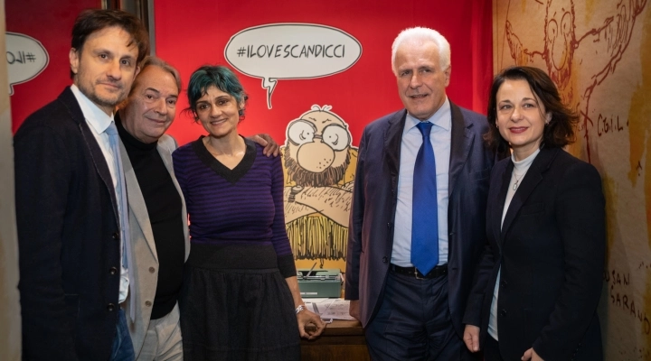 Inaugurato l'omaggio a Sergio Staino – L’arte di vivere tra satira e impegno