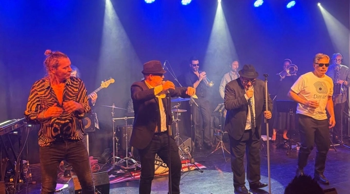 I Blues Brother al mega-compleanno di Alessandro Bascucci e Alessandro Brolli