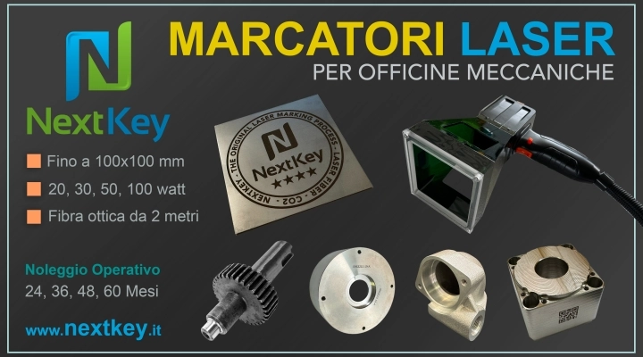 Marcatore Laser a fibra portatile NextKey