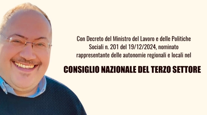 Si rinnova il Consiglio nazionale del Terzo settore: per la Regione Campania nominato Giovanni Nappi