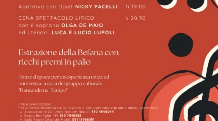 Ape Lyrical Experience: il Gala Dinner dell'Epifania che unisce arte, eleganza e tradizione 5 gennaio 2025