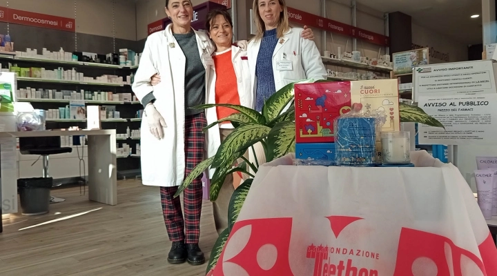 I “cuori di cioccolato” di Telethon nelle Farmacie Comunali di Arezzo