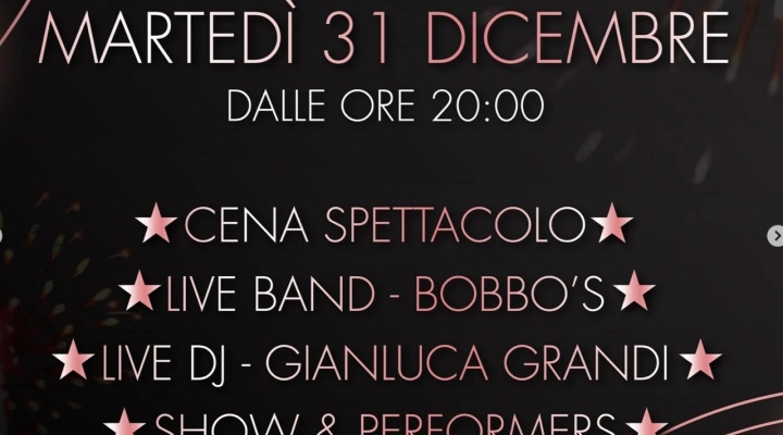 AL FOGLIANO HOTEL DI LATINA MUSICA E DIVERTIMENTO PER ACCOGLIERE IL NUOVO ANNO  