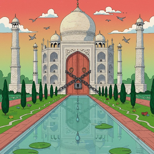 La stanza sigillata del Taj Mahal