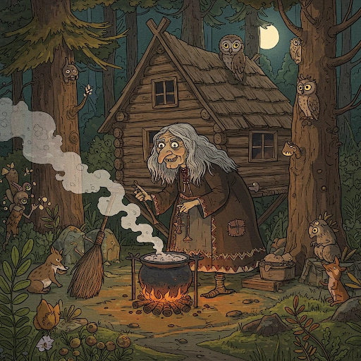 Baba Yaga: la strega della foresta russa e il suo mondo incantato