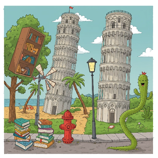 La torre di Pisa non è l’unica torre pendente