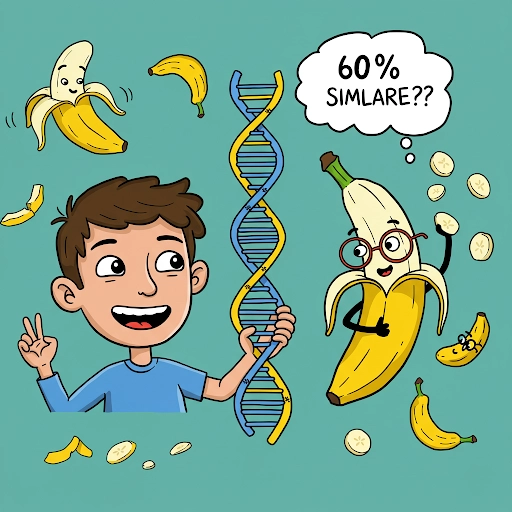 Il DNA umano è per il 60% simile a quello delle banane