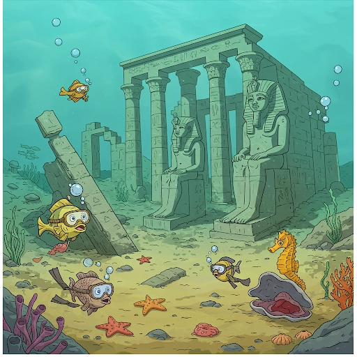 Il tempio sommerso di Thonis-Heracleion