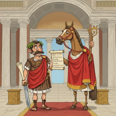 L’imperatore romano che fece senatore il suo cavallo