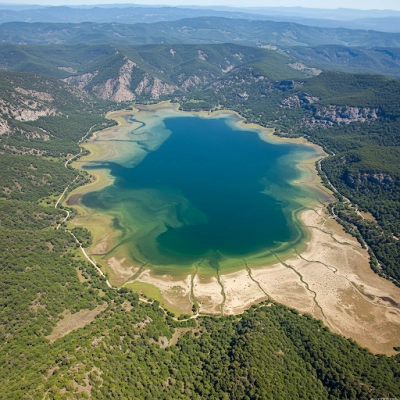 Il lago che sparisce ogni estate