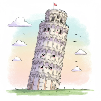 La Torre di Pisa non è sempre stata inclinata