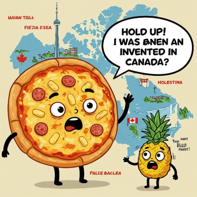 La pizza hawaiana è stata inventata in Canada