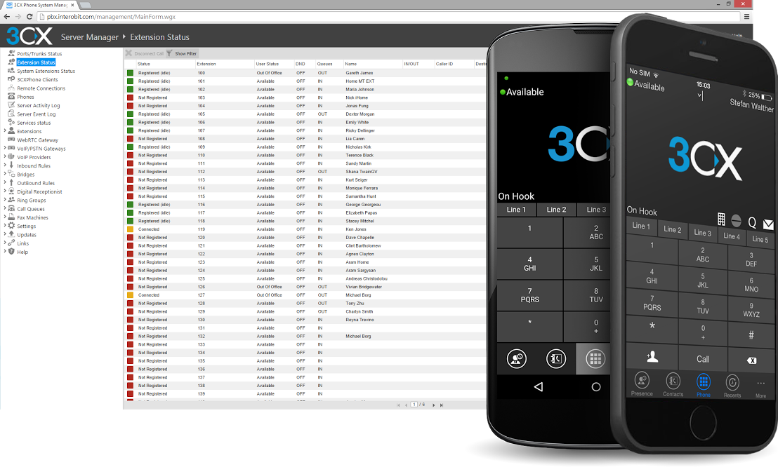 abyss web server 3cx