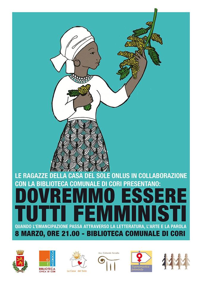 A Cori, Dovremmo essere tutti femministi. Quando l’emancipazione passa attraverso la letteratura, l’arte e la parola