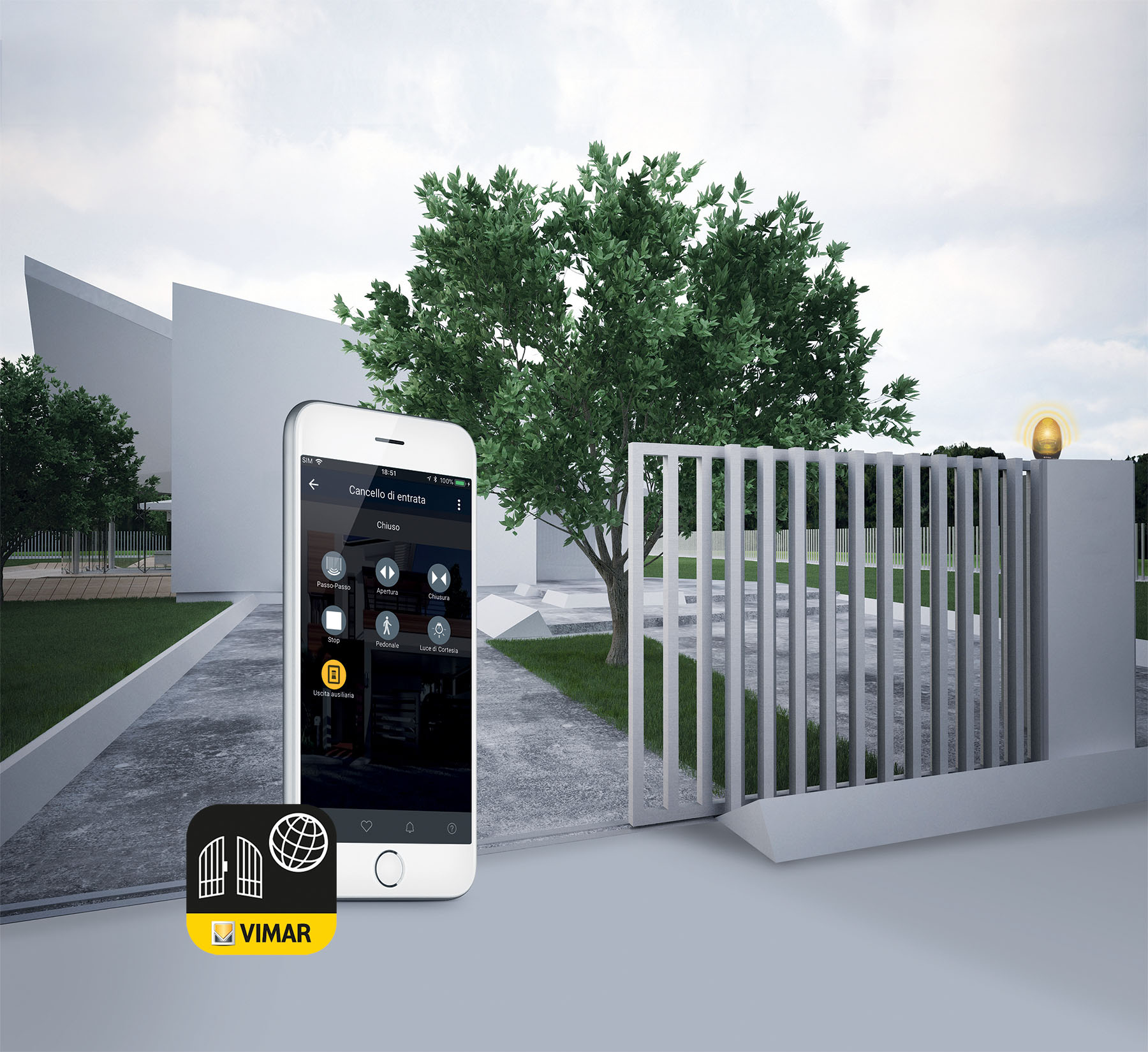 Nuova App By-gate di Vimar: il cancello diventa connesso