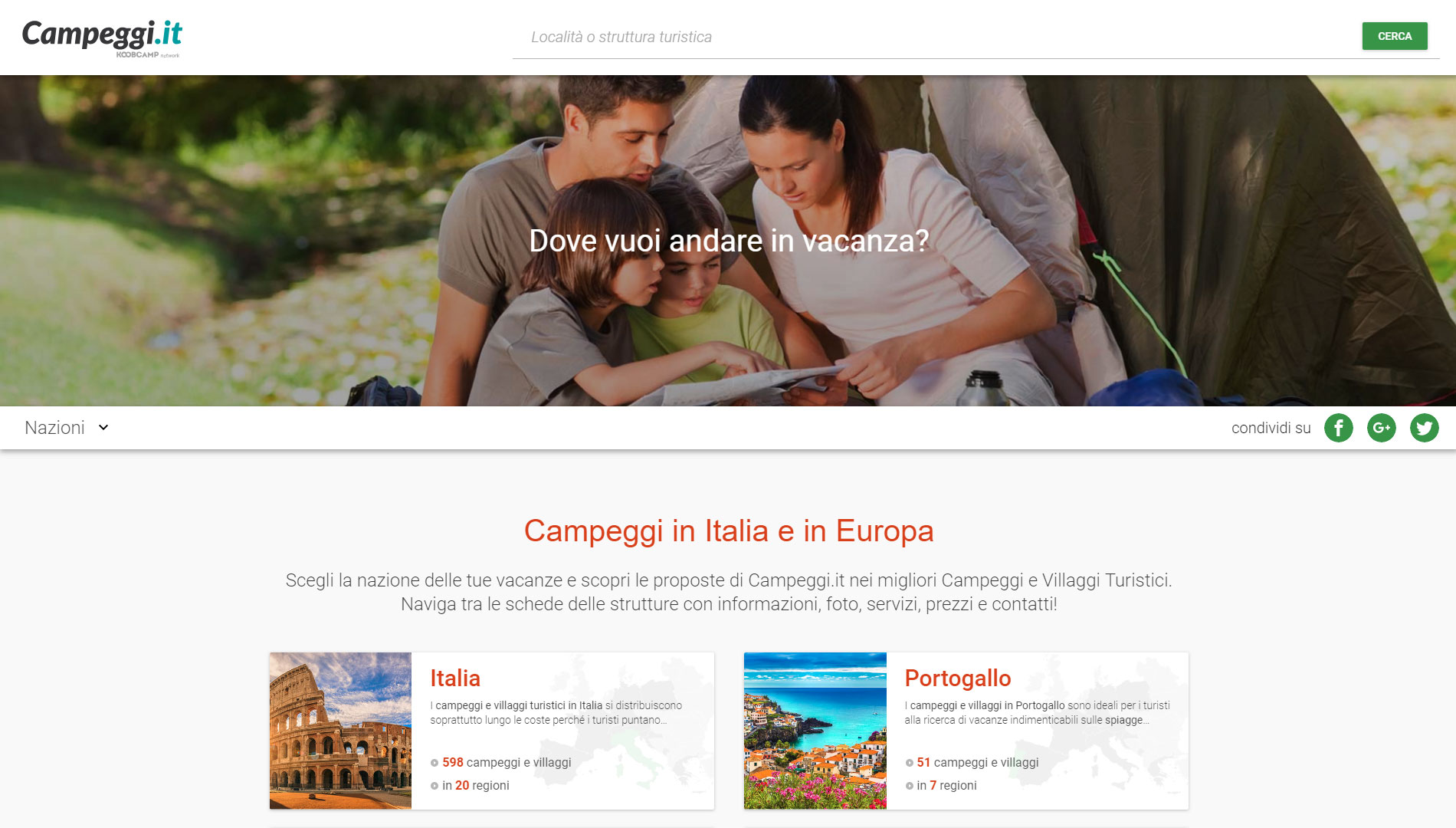 KoobCamp presenta la nuova versione di Campeggi.it per i campeggiatori italiani