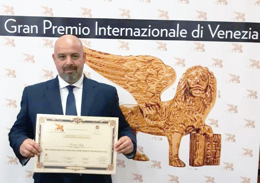 GRAN PREMIO INTERNAZIONALE di VENEZIA  Presente la Campania con Rosario Lopa premiato