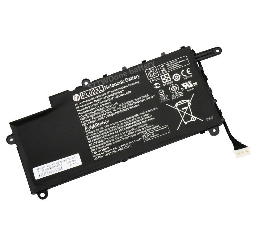 2950mAh/44Wh 15V Batterie d'origine Asus X752LN