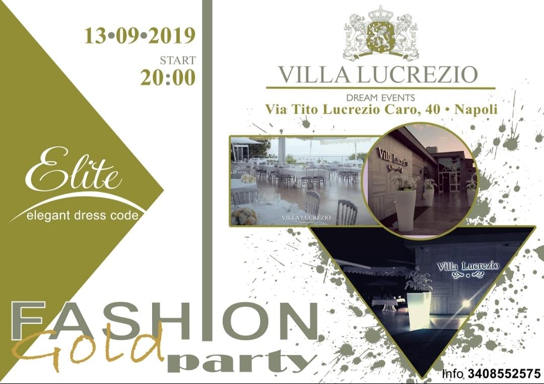 Fashion Gold Party Elite arriva l’edizione settembrina a Villa Lucrezio