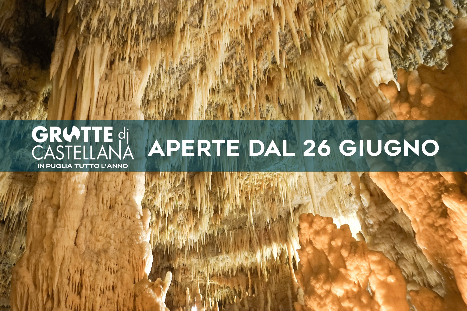 Le Grotte di Castellana riaprono il 26 giugno