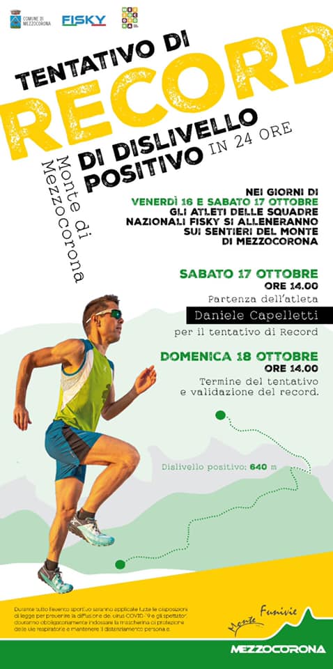 Daniele Cappelletti: 17- 18 ottobre Monte di Mezzocorona Corsa in salita in 24 ore