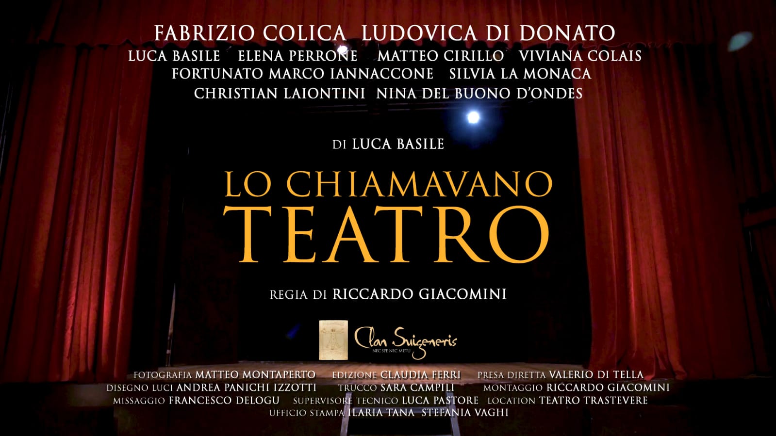 Lo chiamavano Teatro, il corto di Luca Basile, con Fabrizio Colica e Ludovica Di Donato