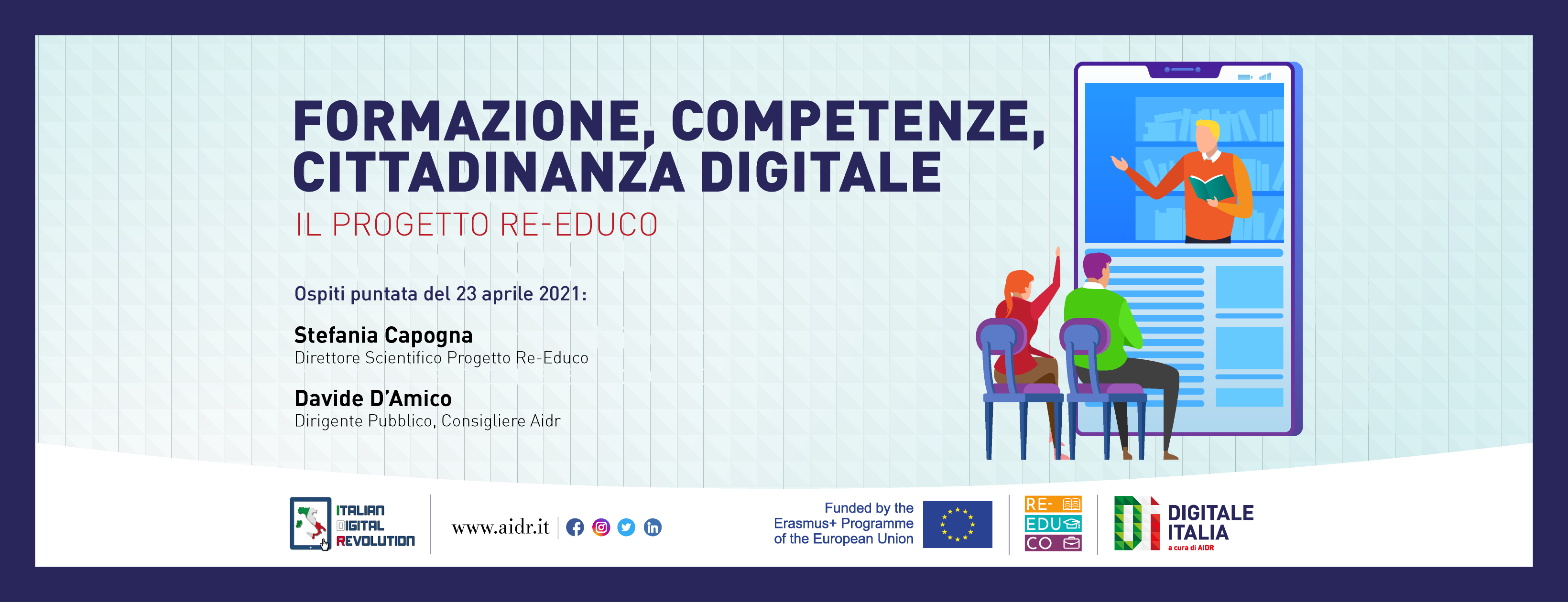 La formazione dei cittadini digitali, il ruolo del progetto Re-Educo. Approfondimento a Digitale Italia