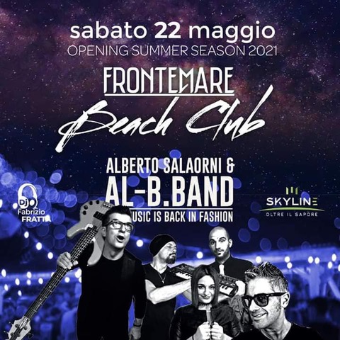 Alberto Salaorni & Al-B.Band al Frontemare Beach Club - Rimini sabato 22 maggio