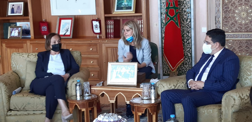  Luciana Lamorgese, Ministro dell'interno Italiano in visita ufficiale a Rabat Focus su sicurezza tra i due stati, sviluppo economico e migrazione.