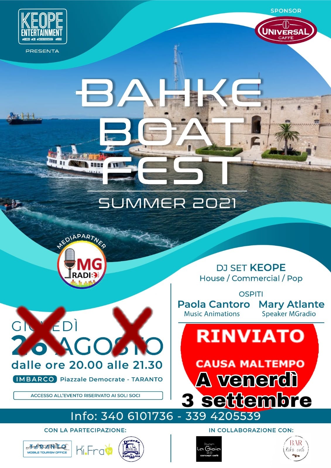 Bahke Boat Fest, il 3 settembre secondo appuntamento dell'estate