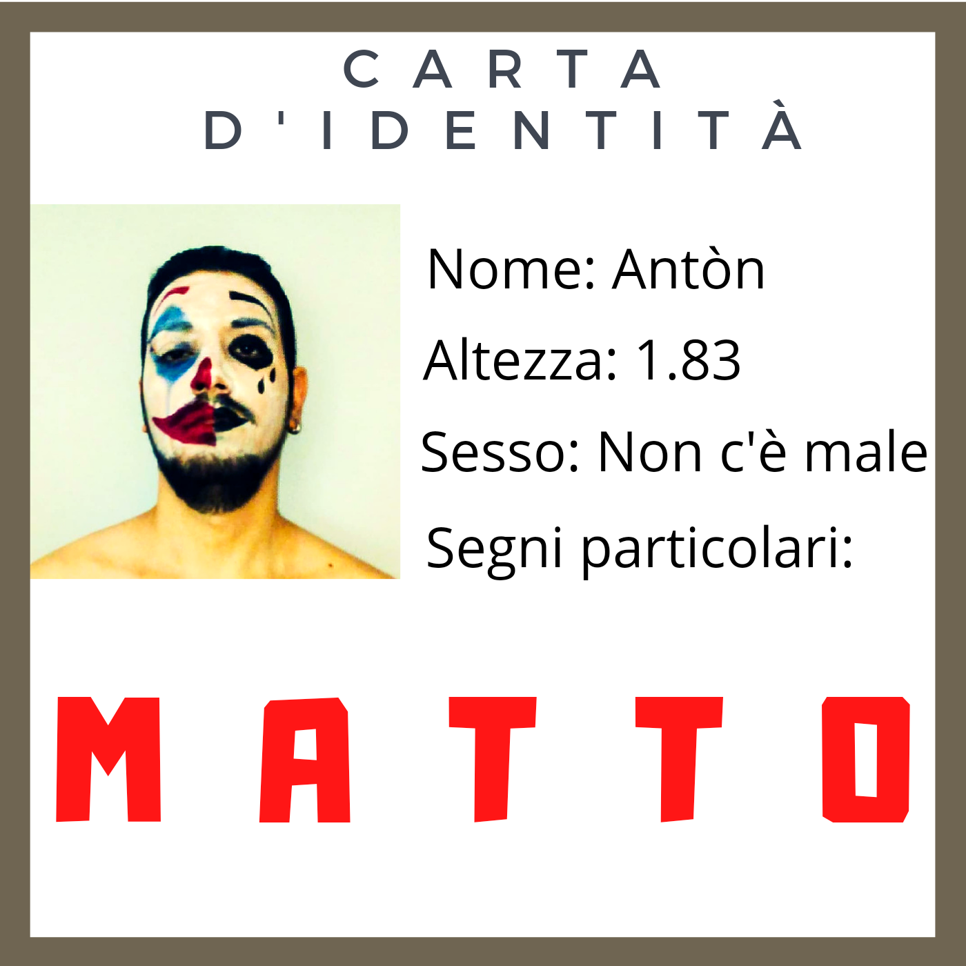 “Matto” è l’ultimo singolo del cantautore anagnino Antòn: un brano a tratti autobiografico caratterizzato dalla carica del sound rock italiano