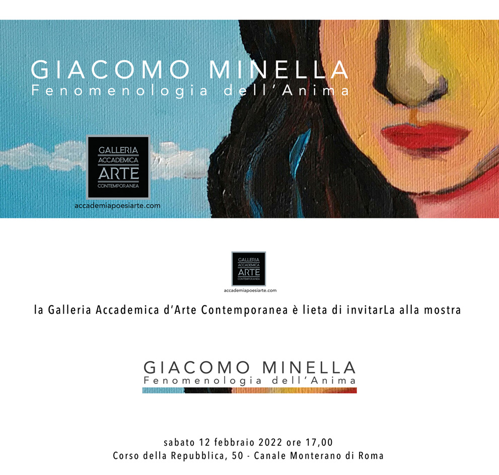 La Galleria Accademica d'Arte Contemporanea presenta Giacomo Minella. Fenomenologia dell’Anima.