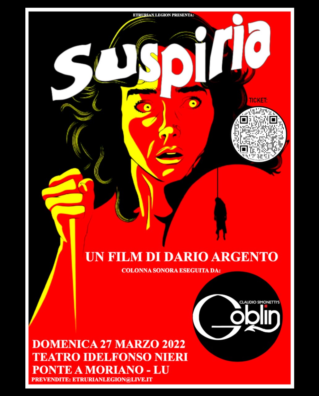 Tornano a Lucca i Goblin di Claudio Simonetti per i 45 anni di Suspiria