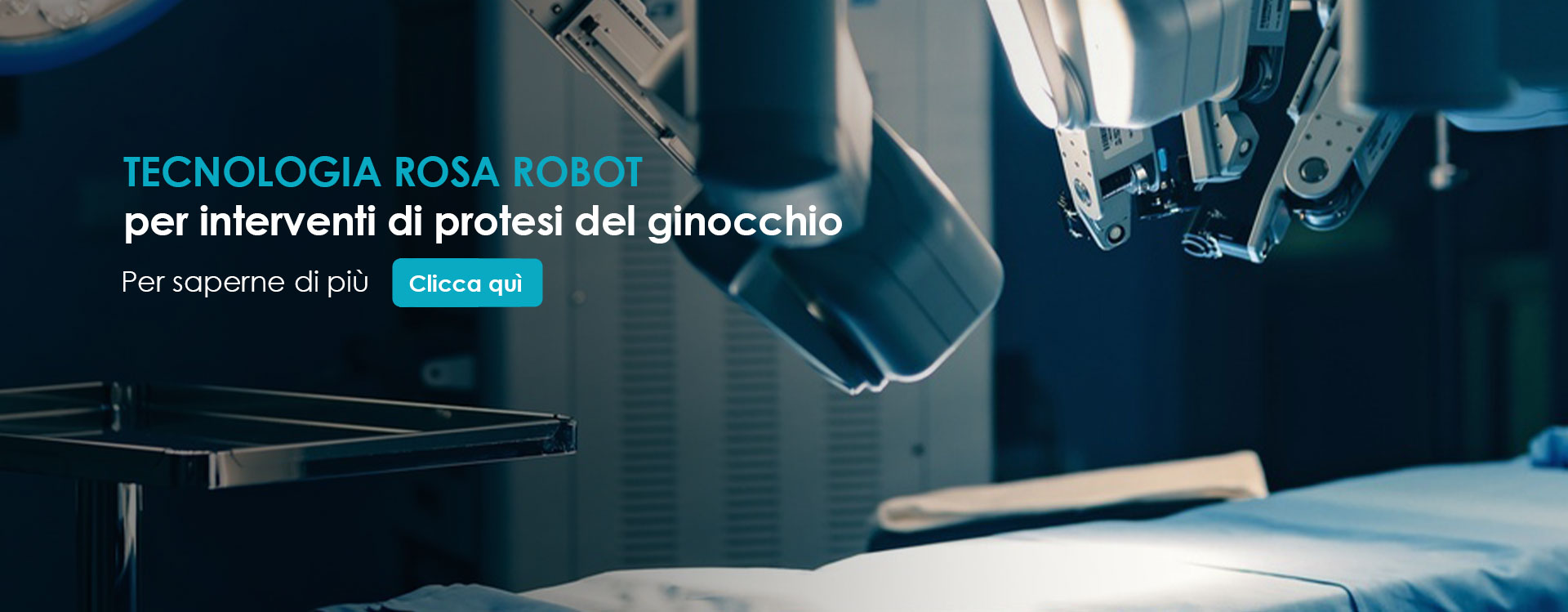 Intervento di protesi del ginocchio ROSA Robot Poliambulatori Lazio Korian