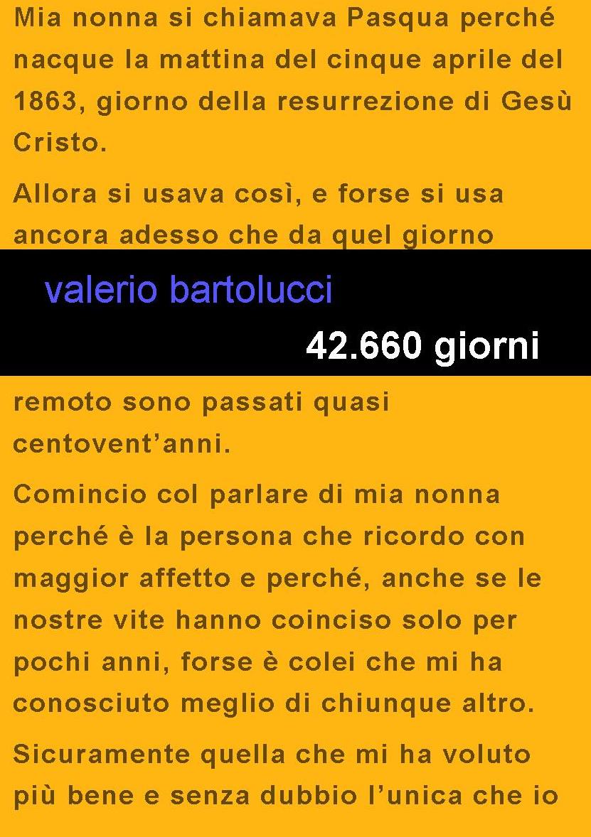 “42.660 giorni” di Valerio Bartolucci esce oggi!