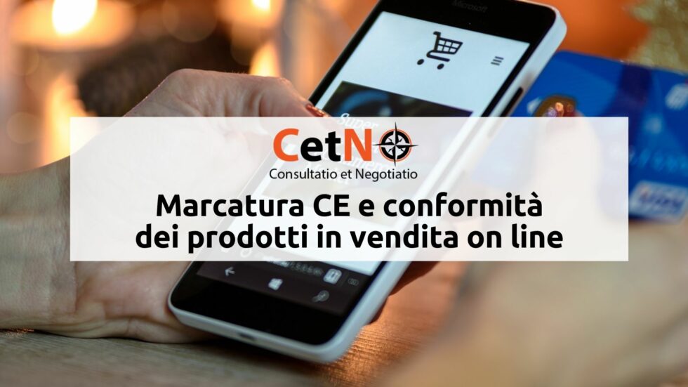Marcatura CE prodotti on line