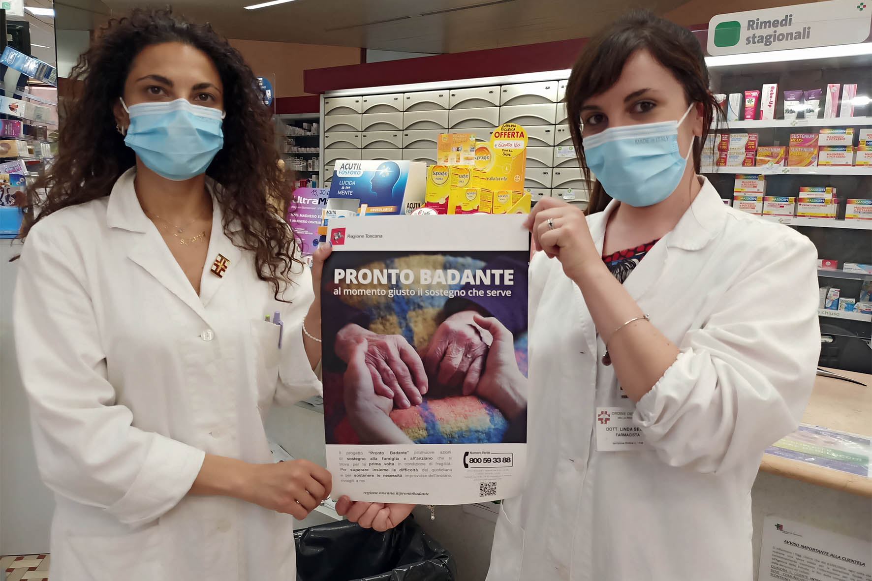 Il progetto “Pronto Badante” nelle Farmacie Comunali di Arezzo
